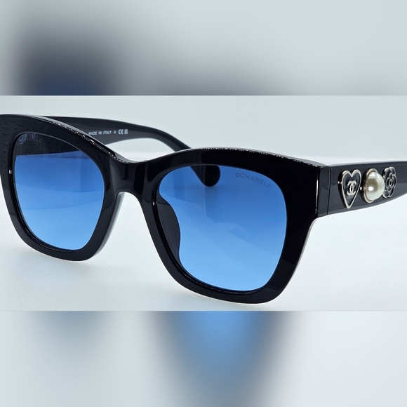 Chanel Square Sunglasses CH5478 1643/S2 featuring a Blue frame with Blue… - Picture 6 of 16